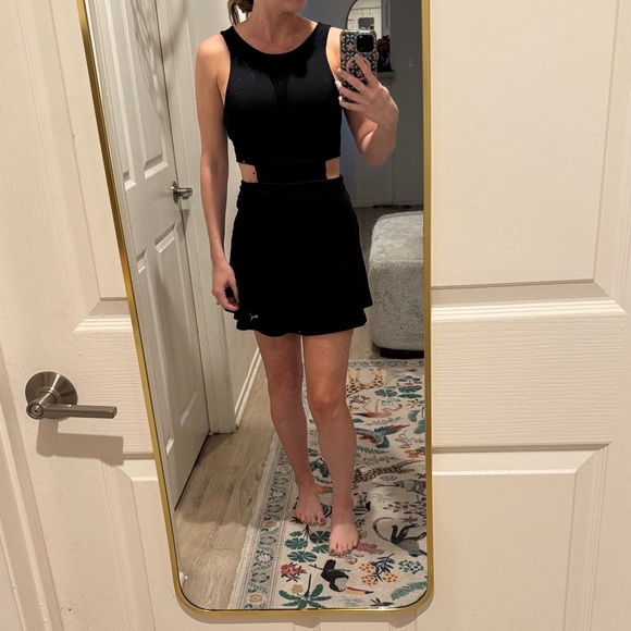 Puma Women’s Black Athletic Tennis/Pickleball Cutout Dress - Picture 1 of 10